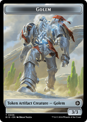 Golem // Plot Double-Sided Token [Outlaws of Thunder Junction: The Big Score Tokens] | Tacoma Games