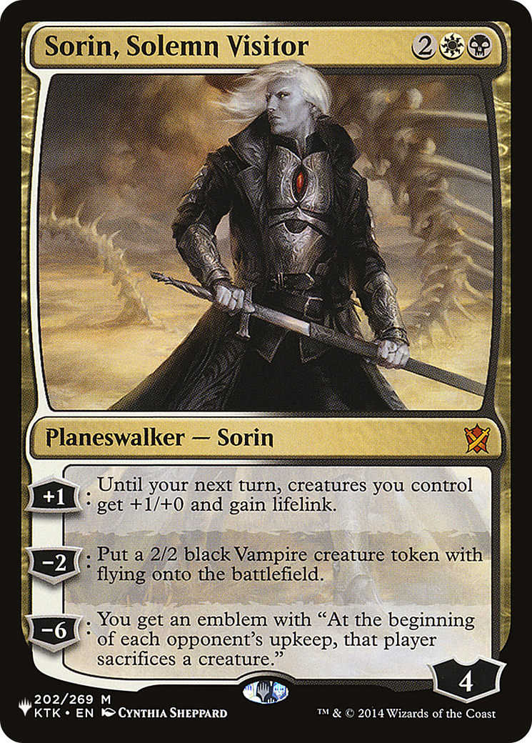 Sorin, Solemn Visitor [The List Reprints] | Tacoma Games