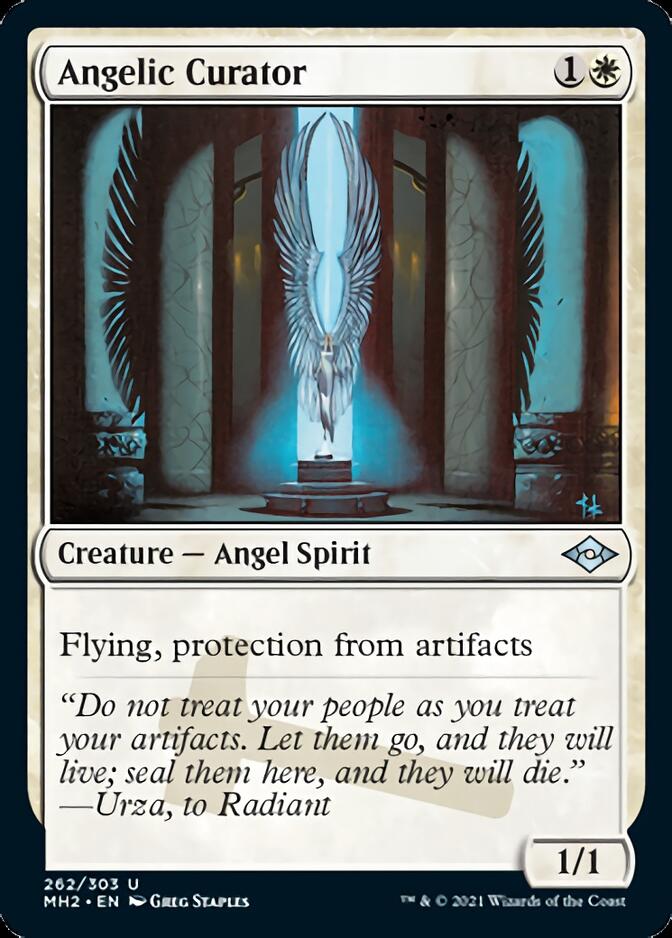 Angelic Curator (Foil Etched) [Modern Horizons 2] | Tacoma Games