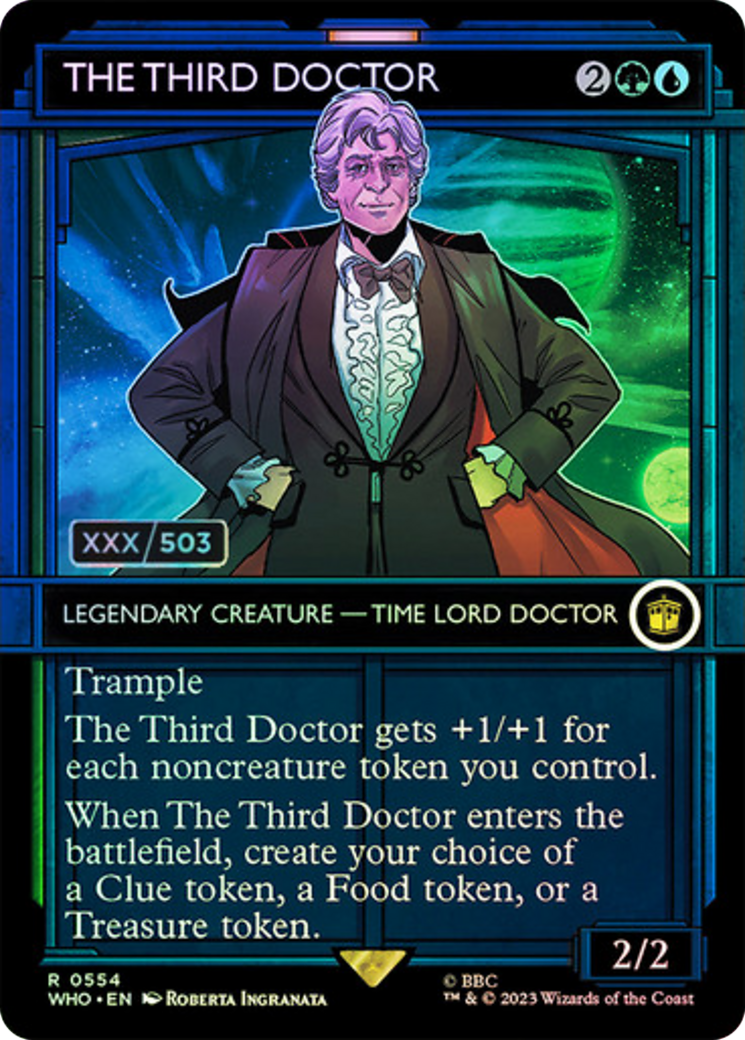 The Third Doctor (Serial Numbered) [Doctor Who] | Tacoma Games