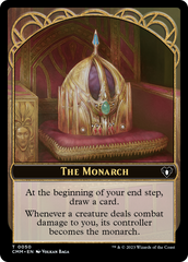 Copy (54) // The Monarch Double-Sided Token [Commander Masters Tokens] | Tacoma Games