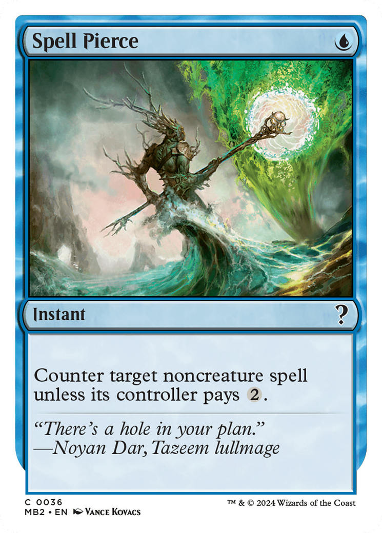 Spell Pierce (White Border) [Mystery Booster 2] | Tacoma Games