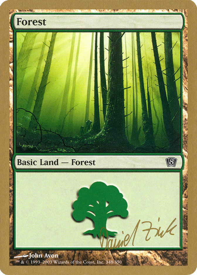 Forest (dz348) (Daniel Zink) [World Championship Decks 2003] | Tacoma Games