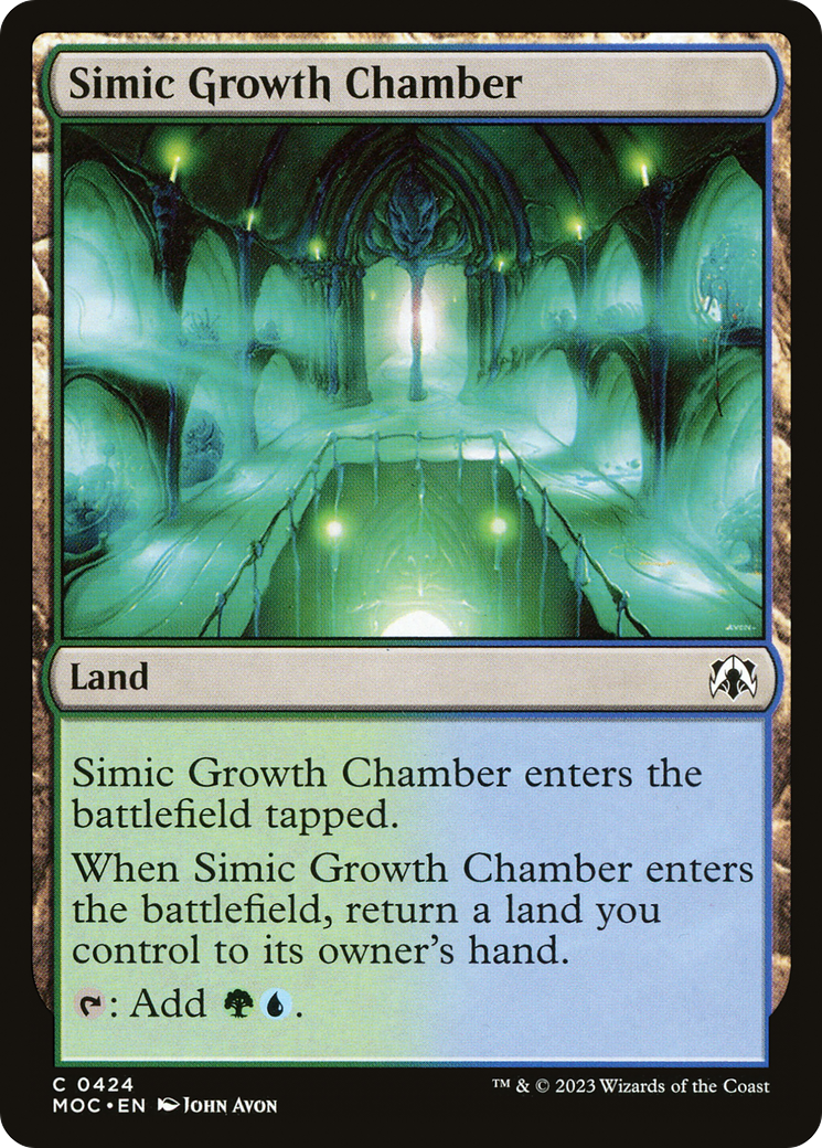 Simic Growth Chamber [March of the Machine Commander] | Tacoma Games