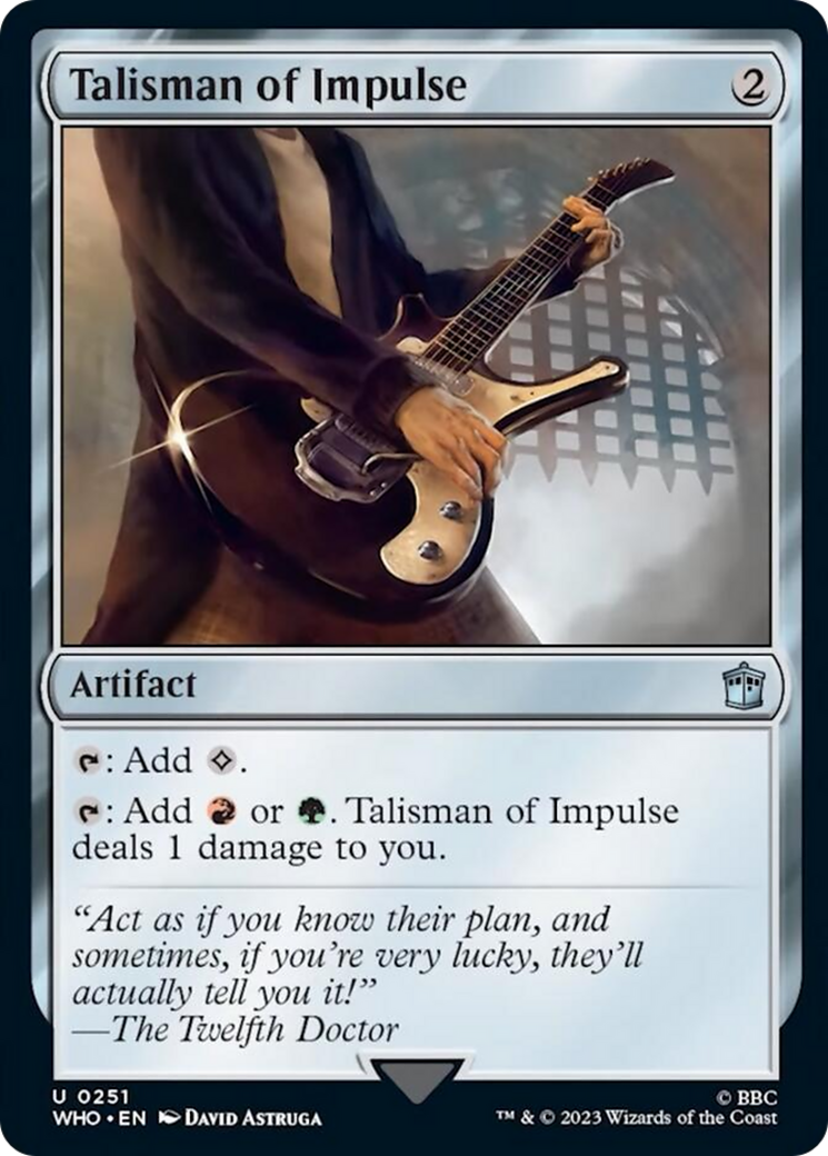 Talisman of Impulse [Doctor Who] | Tacoma Games