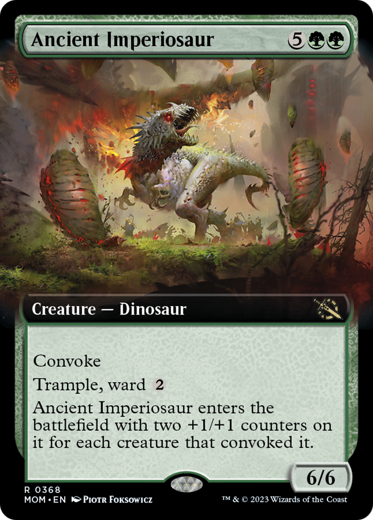Ancient Imperiosaur (Extended Art) [March of the Machine] | Tacoma Games
