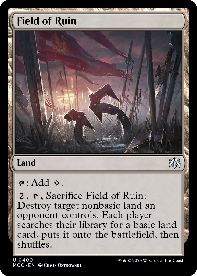 Field of Ruin [March of the Machine Commander] | Tacoma Games