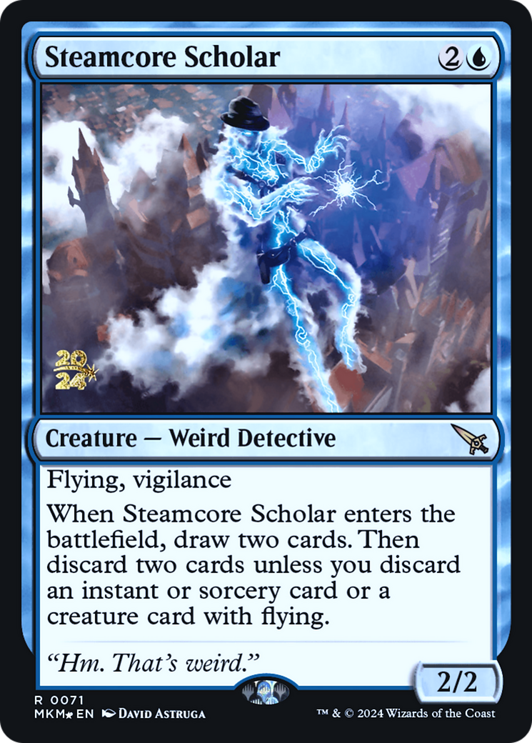 Steamcore Scholar [Murders at Karlov Manor Prerelease Promos] | Tacoma Games