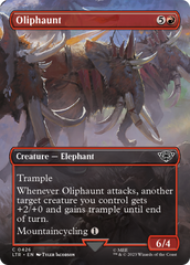 Oliphaunt (Borderless Alternate Art) [The Lord of the Rings: Tales of Middle-Earth] | Tacoma Games