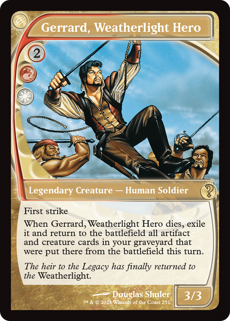 Gerrard, Weatherlight Hero (Future Sight) [Mystery Booster 2] | Tacoma Games