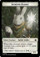 Bat // Intrepid Rabbit Double-Sided Token [Bloomburrow Tokens] | Tacoma Games