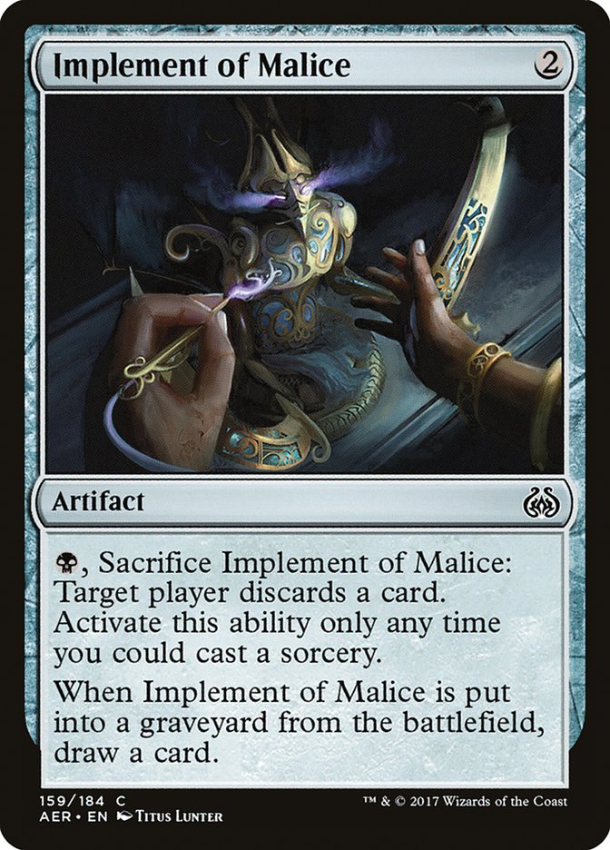 Implement of Malice [Aether Revolt] | Tacoma Games