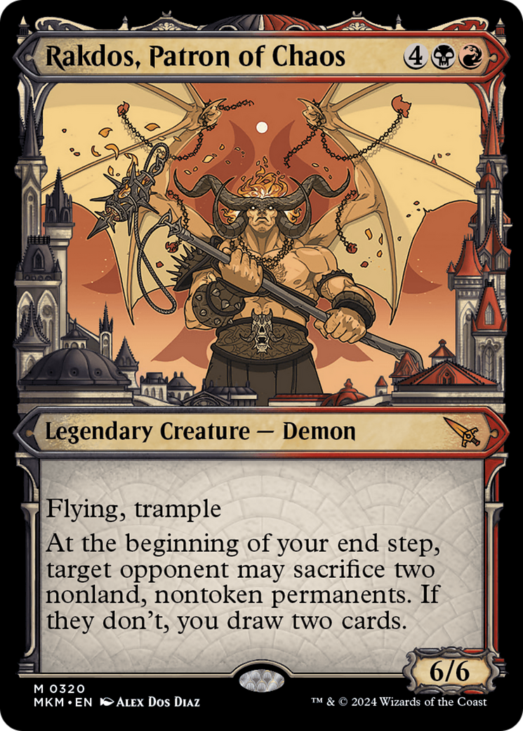Rakdos, Patron of Chaos (Showcase) (0320) [Murders at Karlov Manor] | Tacoma Games