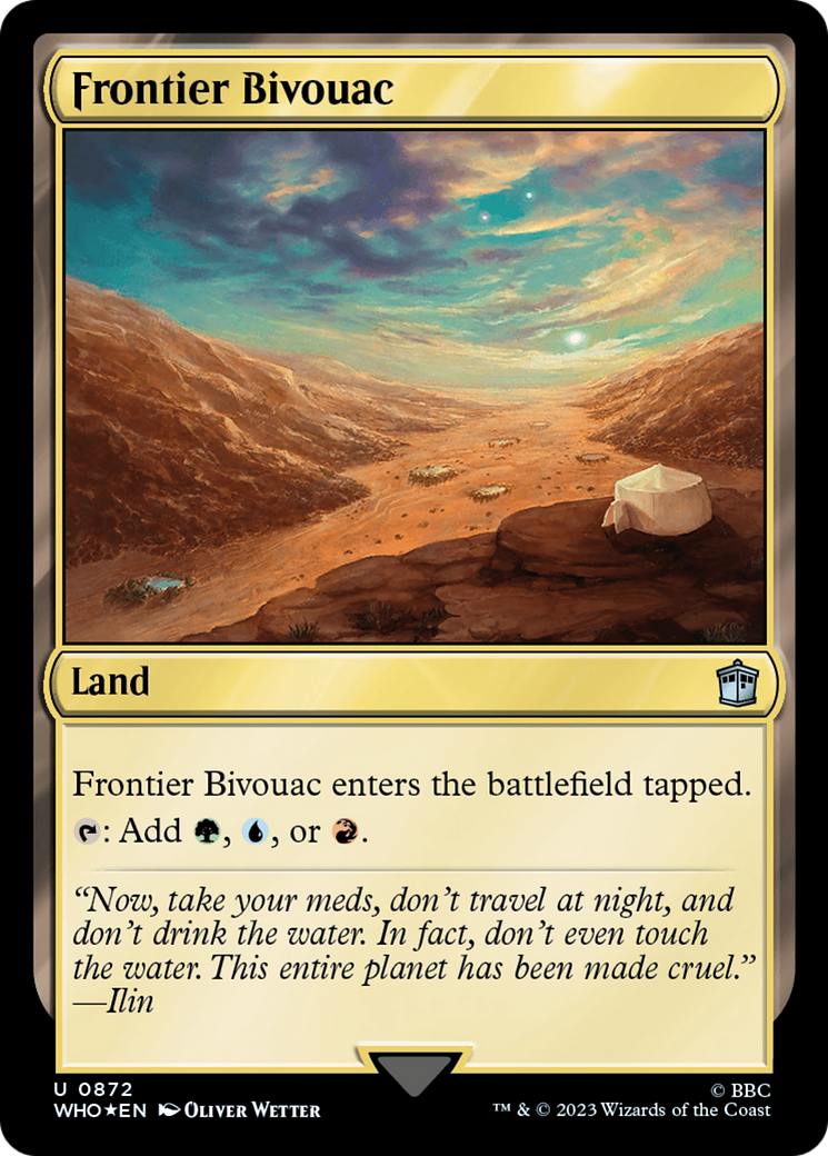 Frontier Bivouac (Surge Foil) [Doctor Who] | Tacoma Games