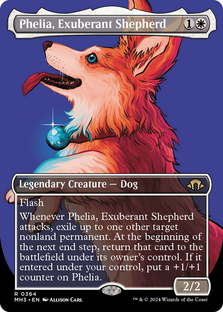 Phelia, Exuberant Shepherd (Borderless) [Modern Horizons 3] | Tacoma Games