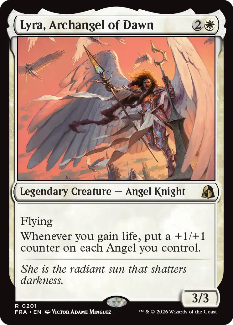 Lyra, Archangel of Dawn [Reality Fracture] | Tacoma Games