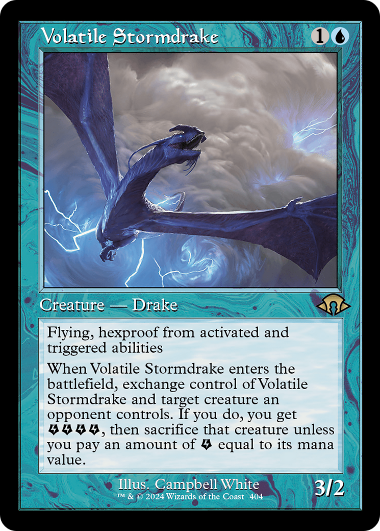 Volatile Stormdrake (Retro) [Modern Horizons 3] | Tacoma Games