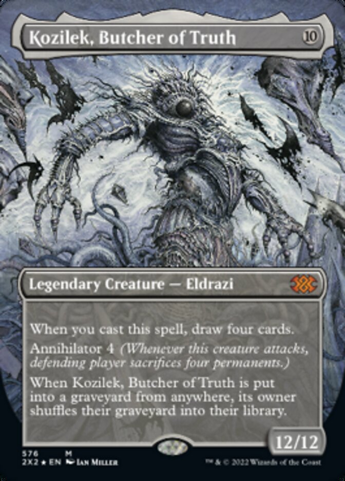 Kozilek, Butcher of Truth (Textured Foil) [Double Masters 2022] | Tacoma Games