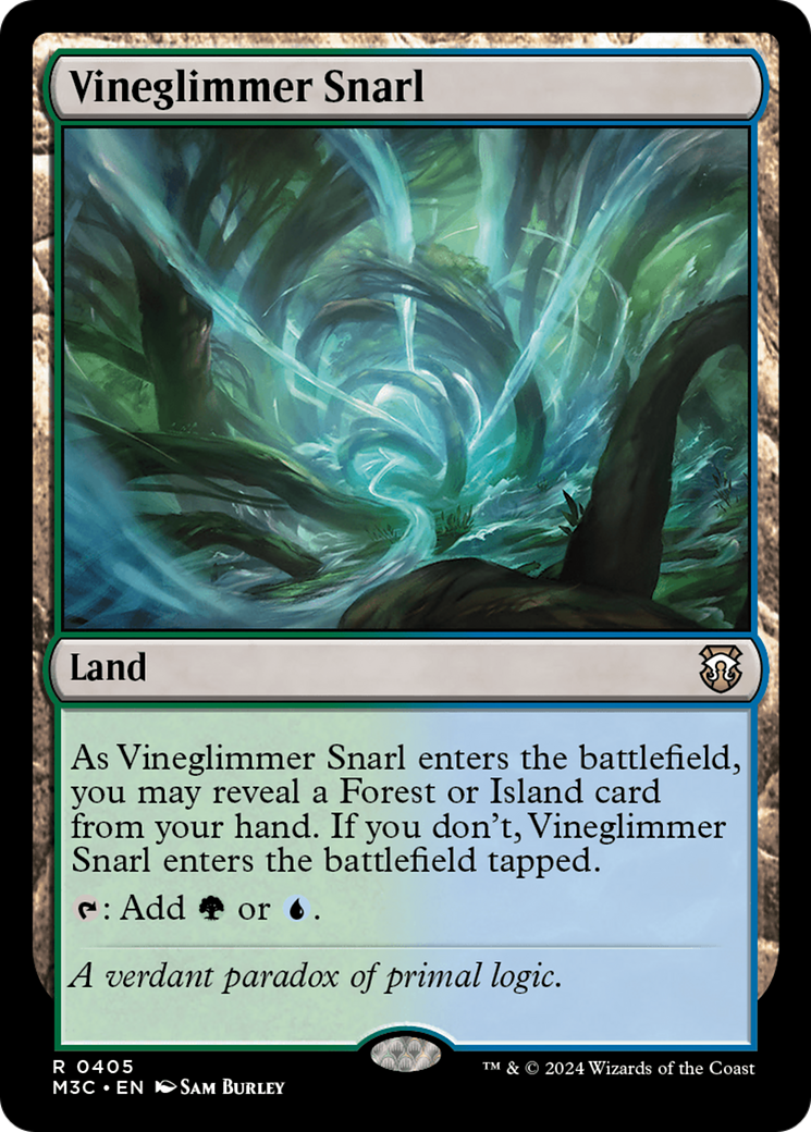 Vineglimmer Snarl (Ripple Foil) [Modern Horizons 3 Commander] | Tacoma Games