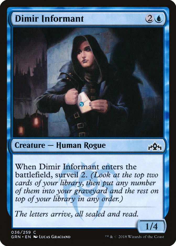 Dimir Informant [Guilds of Ravnica] | Tacoma Games
