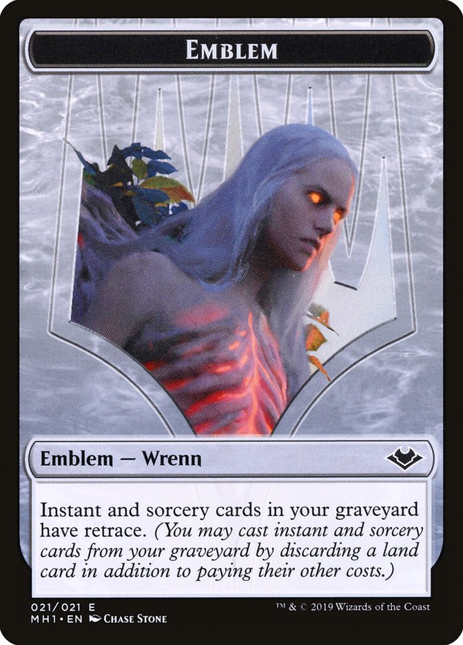 Goblin (010) // Wrenn and Six Emblem Double-Sided Token [Modern Horizons Tokens] | Tacoma Games