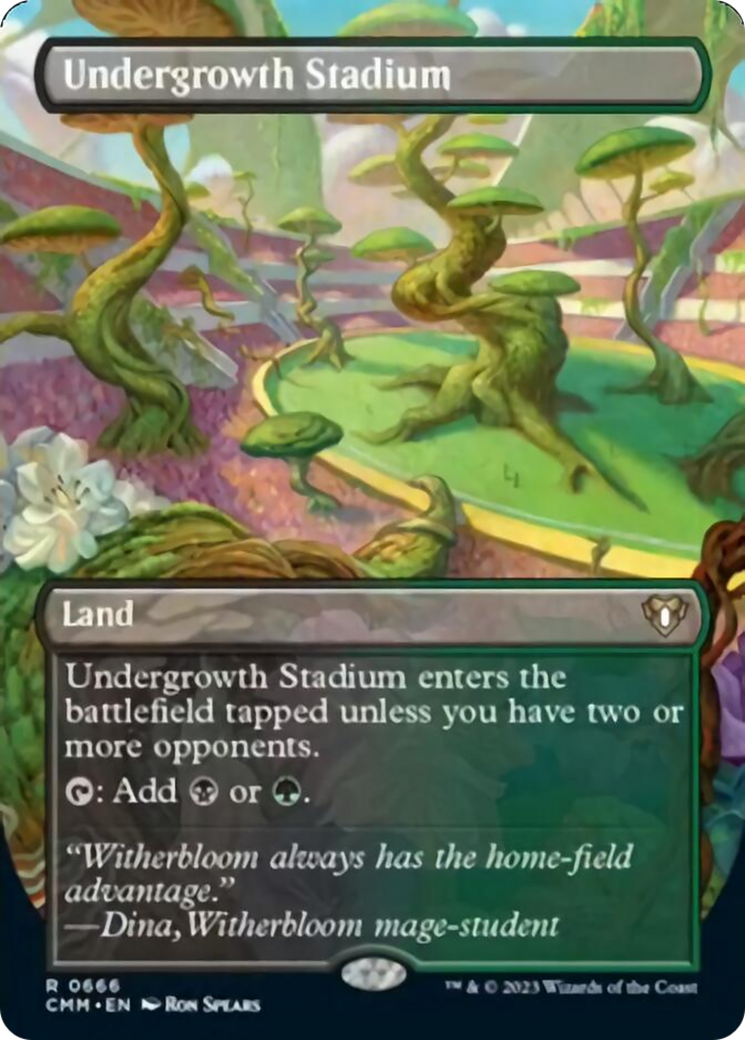 Undergrowth Stadium (Borderless Alternate Art) [Commander Masters] | Tacoma Games