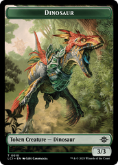 Gnome // Dinosaur (0010) Double-Sided Token [The Lost Caverns of Ixalan Tokens] | Tacoma Games