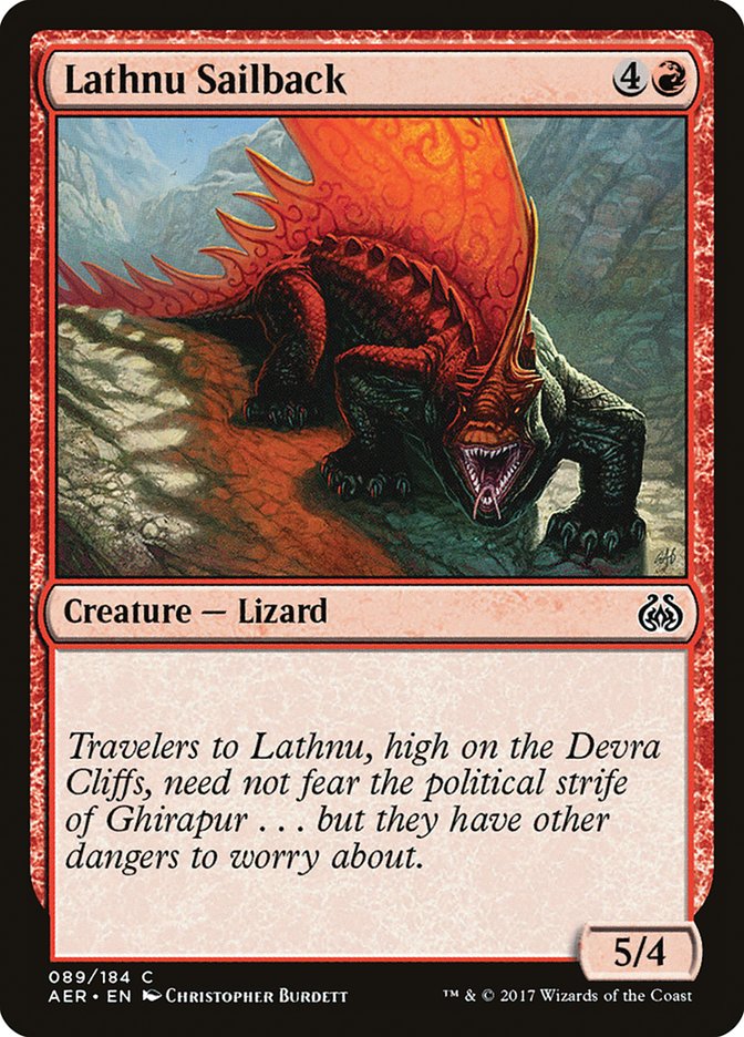Lathnu Sailback [Aether Revolt] | Tacoma Games