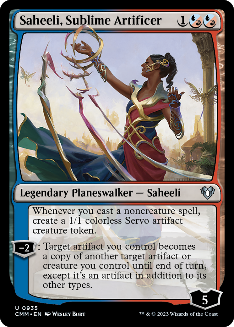 Saheeli, Sublime Artificer [Commander Masters] | Tacoma Games