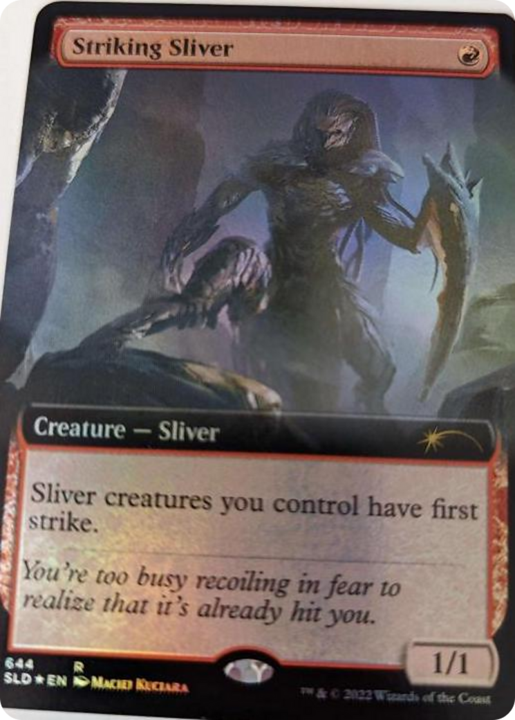 Striking Sliver (Extended Art) [Secret Lair Drop Series] | Tacoma Games