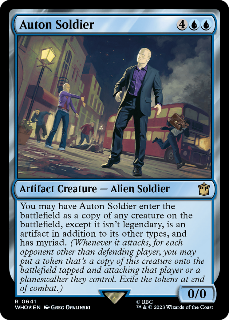 Auton Soldier (Surge Foil) [Doctor Who] | Tacoma Games