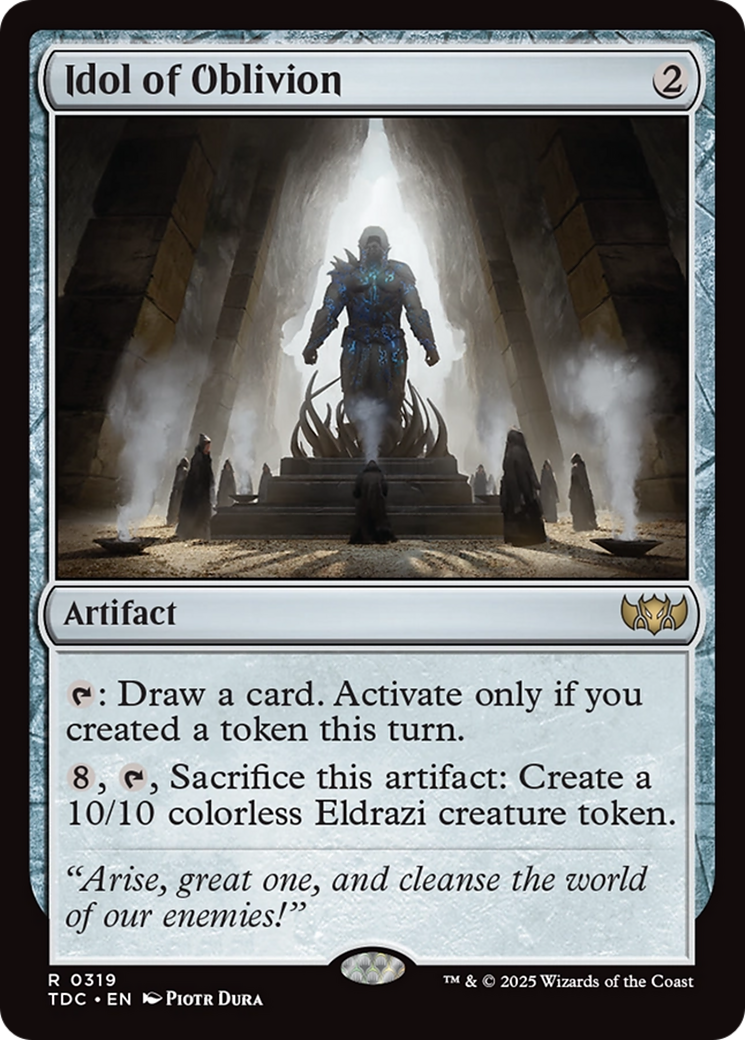 Idol of Oblivion [Tarkir: Dragonstorm Commander] | Tacoma Games