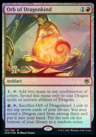 Orb of Dragonkind [Dungeons & Dragons: Adventures in the Forgotten Realms Prerelease Promos] | Tacoma Games