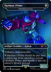 Darksteel Colossus - Optimus Prime (Borderless) [Secret Lair Drop Series] | Tacoma Games