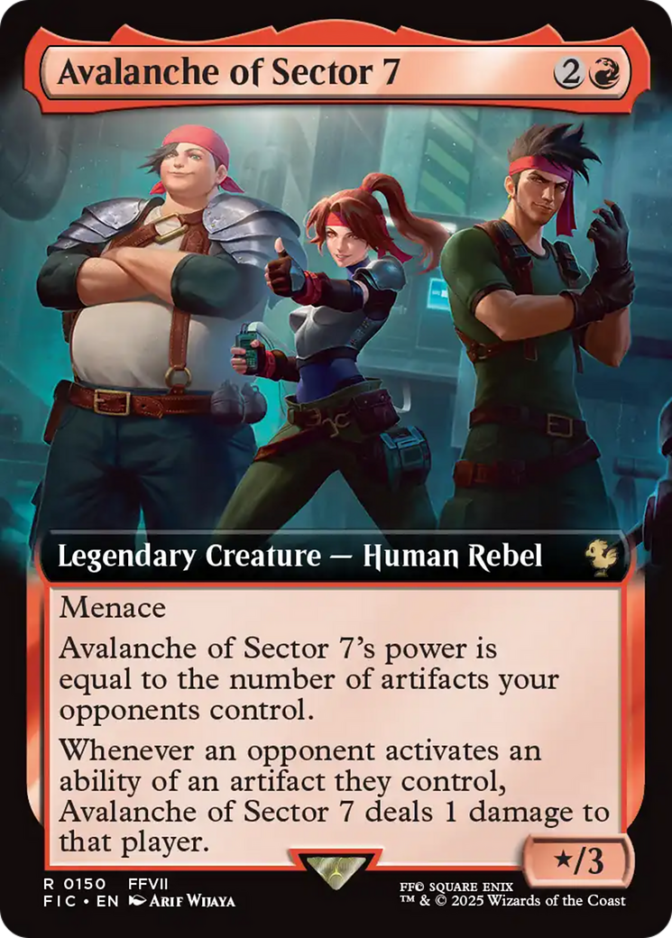 Avalanche of Sector 7 (Extended Art) [FINAL FANTASY Commander] | Tacoma Games