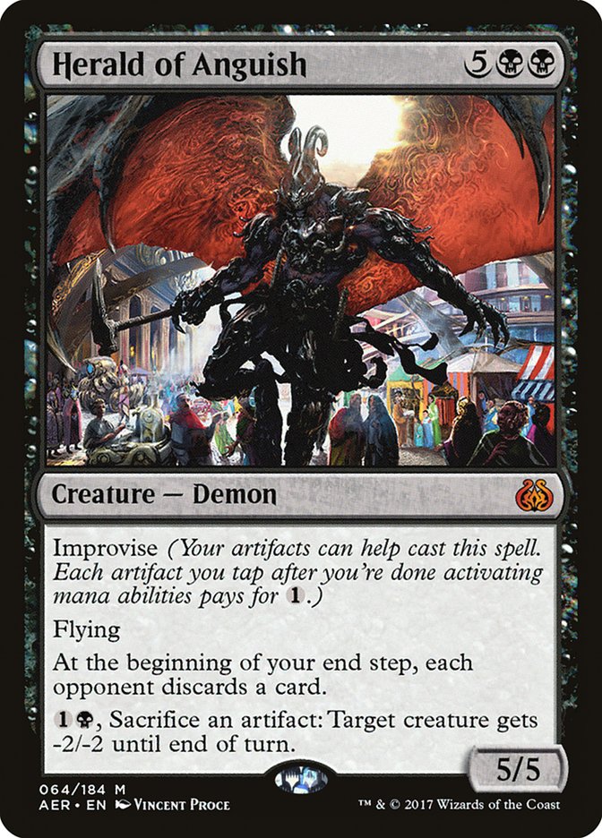 Herald of Anguish [Aether Revolt] | Tacoma Games
