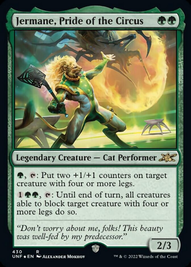 Jermane, Pride of the Circus (Galaxy Foil) [Unfinity] | Tacoma Games