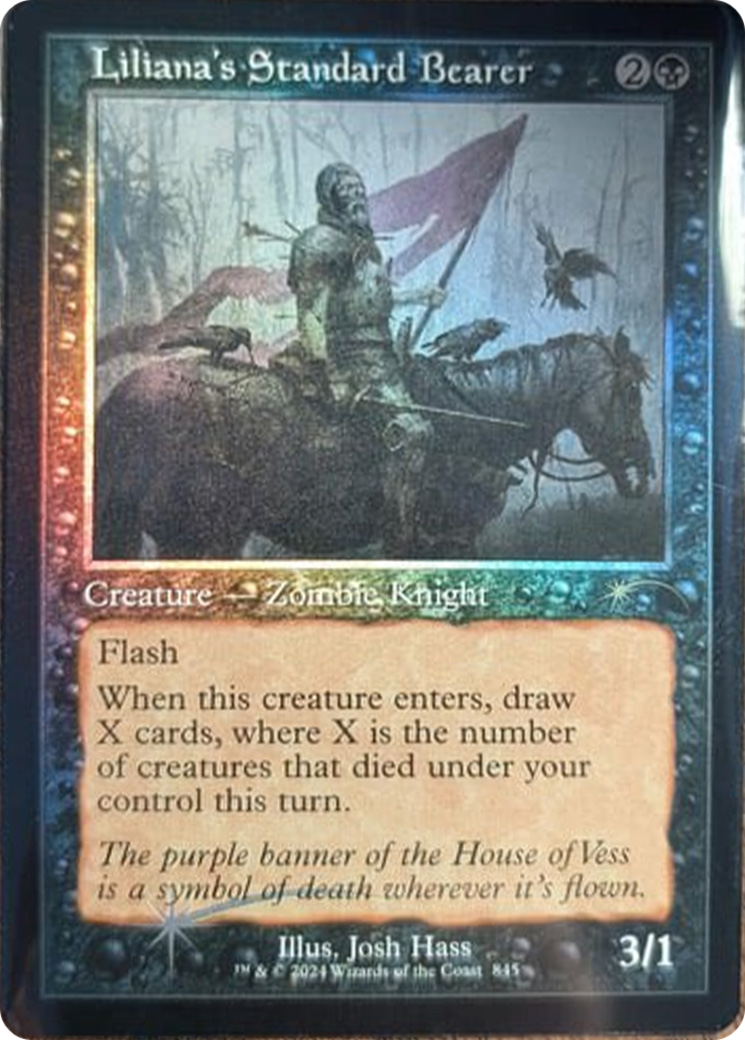 Liliana's Standard Bearer (Retro Frame) [Secret Lair Drop Series] | Tacoma Games
