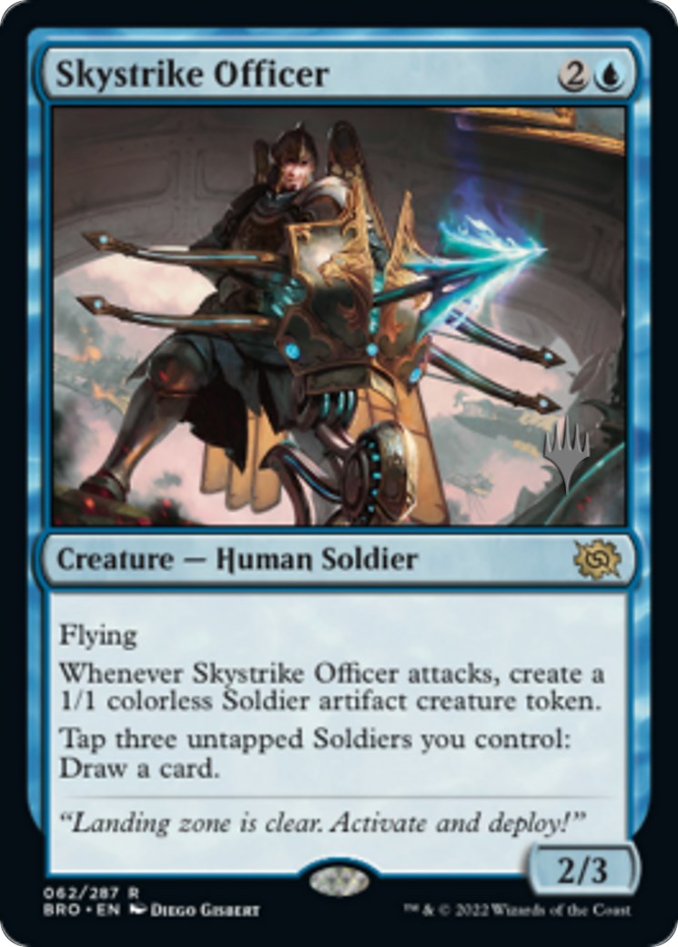 Skystrike Officer (Promo Pack) [The Brothers' War Promos] | Tacoma Games