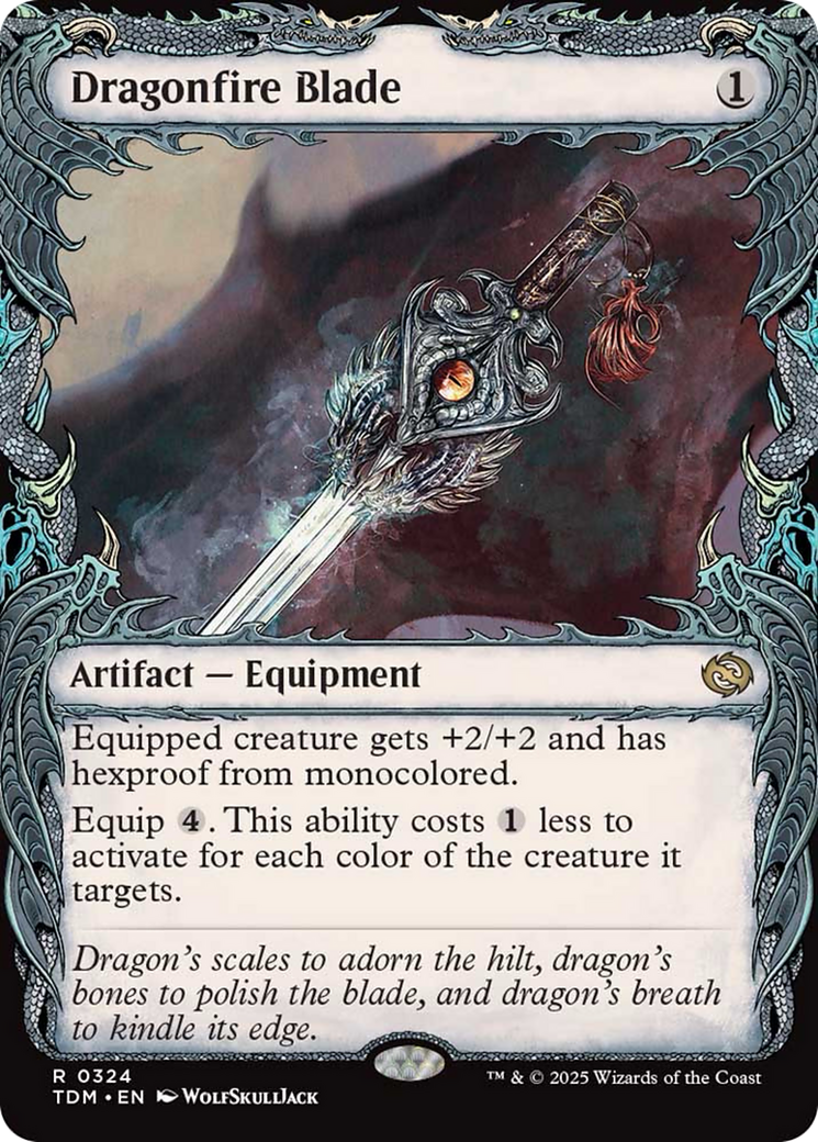 Dragonfire Blade (Showcase) [Tarkir: Dragonstorm] | Tacoma Games