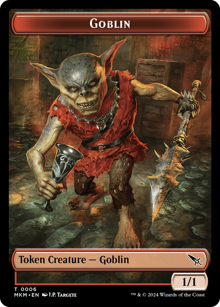 Detective // Goblin Double-Sided Token [Murders at Karlov Manor Tokens] | Tacoma Games