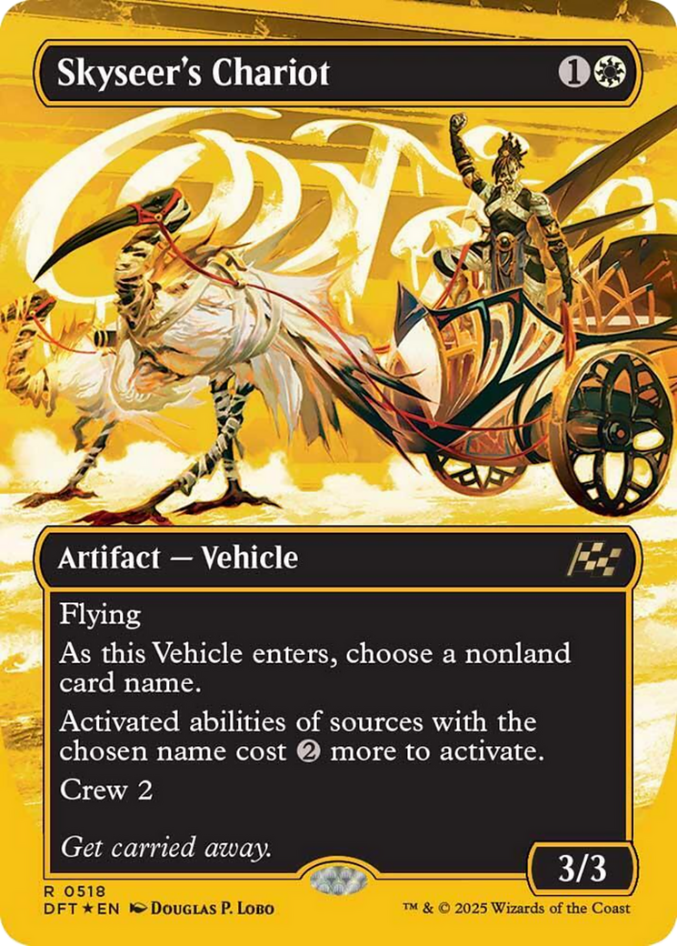 Skyseer's Chariot (Borderless) (First-Place Foil) [Aetherdrift] | Tacoma Games