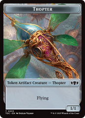 Thopter // Bird Double-Sided Token [Tarkir: Dragonstorm Commander Tokens] | Tacoma Games