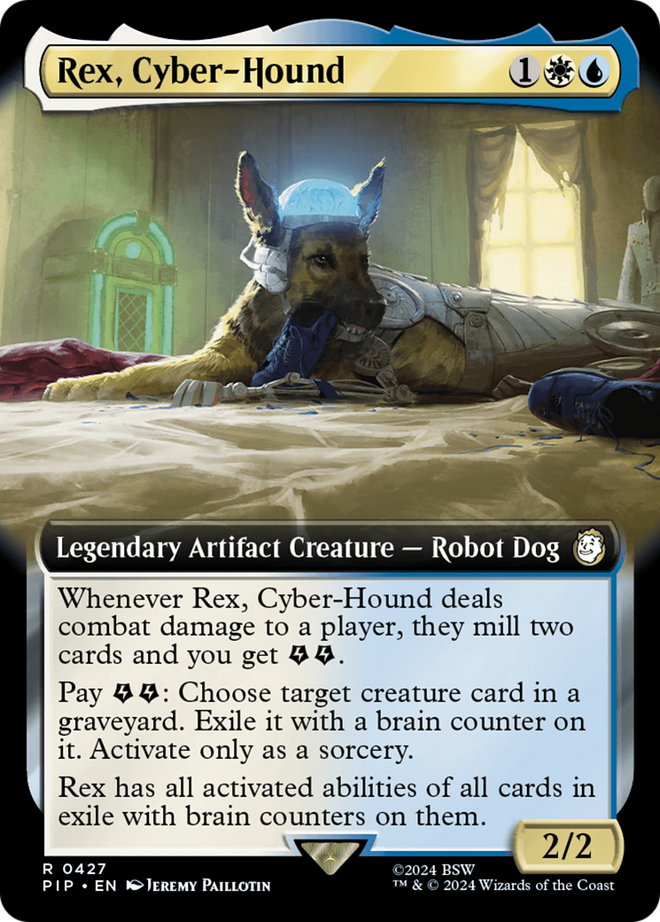 Rex, Cyber-Hound (Extended Art) [Fallout] | Tacoma Games