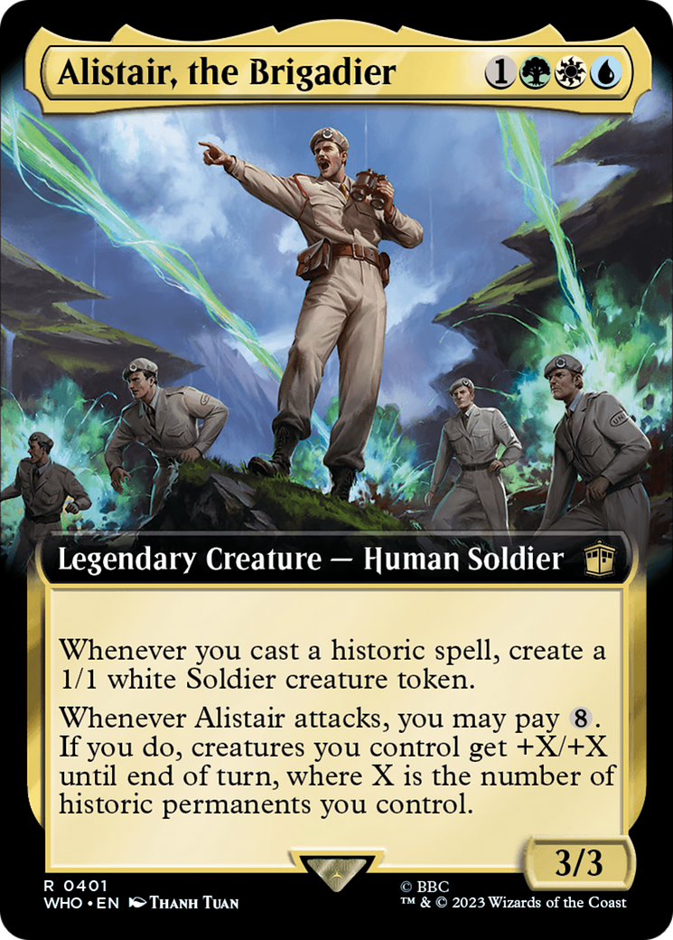 Alistair, the Brigadier (Extended Art) [Doctor Who] | Tacoma Games