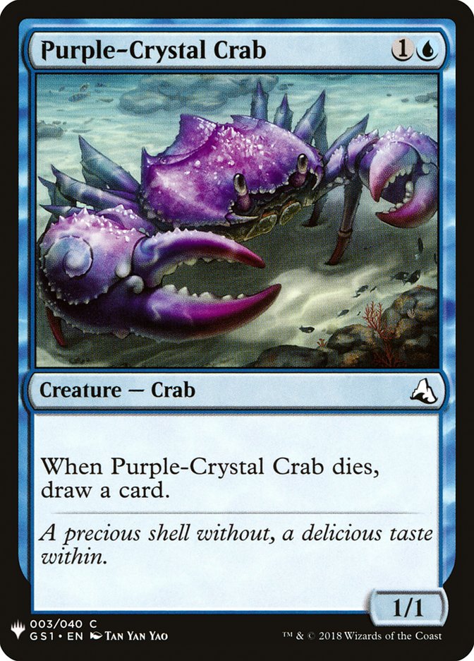 Purple-Crystal Crab [Mystery Booster] | Tacoma Games