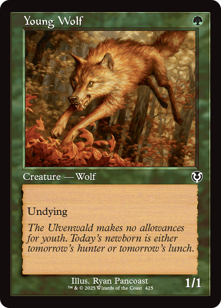 Young Wolf (Retro Frame) [Innistrad Remastered] | Tacoma Games