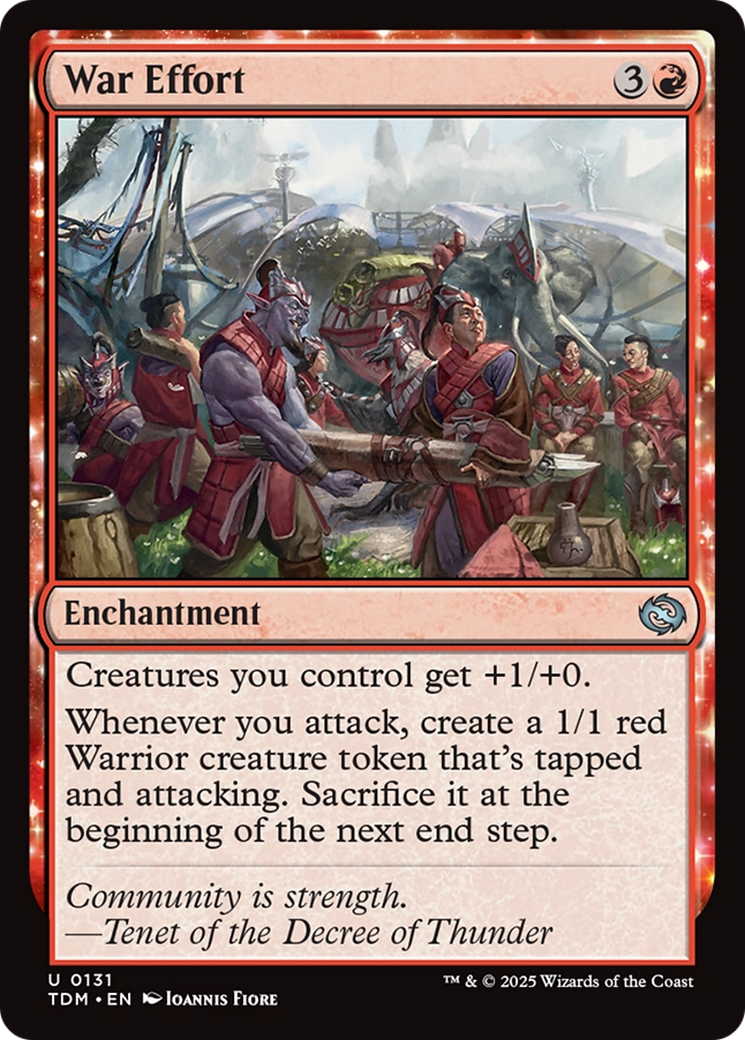 War Effort [Tarkir: Dragonstorm] | Tacoma Games