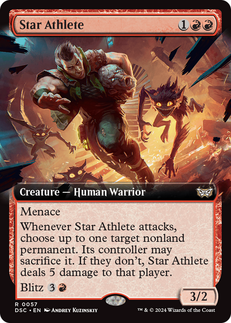 Star Athlete (Extended Art) [Duskmourn: House of Horror Commander] | Tacoma Games