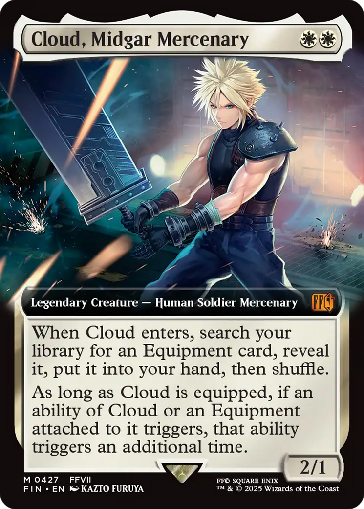 Cloud, Midgar Mercenary (Extended Art) [FINAL FANTASY] | Tacoma Games